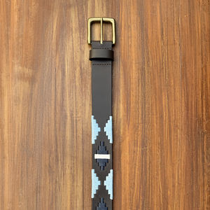 Ceinture Polo en Cuir de Buffle Véritable avec Boucle Ardillon en Alliage de Zinc, Largeur 35MM, Finition Artisanale au Fil Ciré Recyclé, Traitement Chimique Italien - Product Image 5