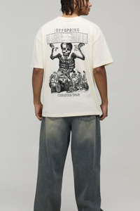 oversized graphic <b>tshirt</b> <b>skeleton</b> graphic tee vintage washed <b>tshirt</b> streetwear oversized tee skull print <b>tshirt</b> retro graphic ts - Product Image 3