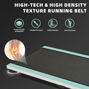 Tapis Roulant Motorizzato Super Silenzioso Portatile per Camminare e Correre, da Posizionare Sotto la Scrivania, per Casa e Ufficio - Product Image 3