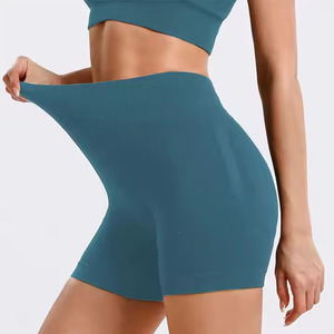 Shorts de sport en polyester et spandex pour femmes, vêtements de sport décontractés, hautement élastiques et respirants - Product Image 4