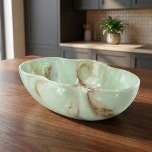 Bol en résine époxy fait main, modèle RHE-347, peint à la main, artisanat décoratif traditionnel, décoration d'intérieur, prix de gros - Product Image 5