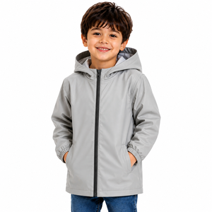 Imperméable d'été à capuche personnalisé, coupe-vent et respirant pour enfants |   Veste de pluie légère en EVA 10 000 mm |   Randonnée en plein air - Product Image 4