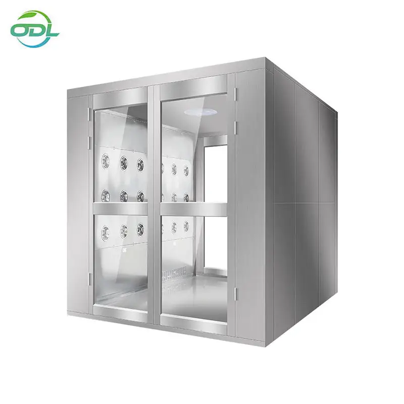 Prezzo di fabbrica automatico rotolamento porta modulare cargo aria doccia attrezzatura camera pulita