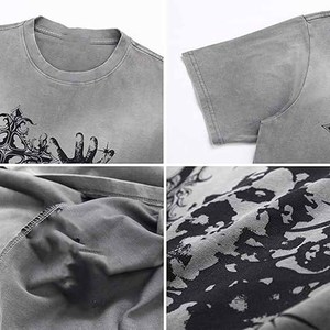 Camisetas de algodón grueso para hombre, de manga corta y cuello redondo, camiseta personalizada para fitness y jogging, subida por Dress Sports - Product Image 5