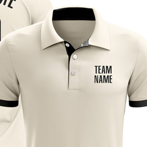 Polo personnalisé imprimé par sublimation 100% polyester, vêtements de sport de golf, uniforme d'équipe de club, vente en gros OEM, nom et logo personnalisés - Product Image 2
