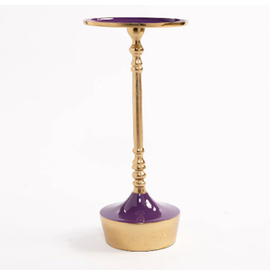 Perch Aluminum Drink Accent <b>Table</b> Two Tone Finish Drink <b>Tables</b> - Product Image 1