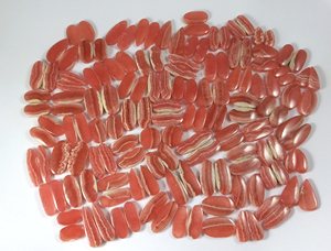 Pierre précieuse de qualité supérieure, rhodochrosite, paire de pierres brutes, cabochons, pierres facettées, cristaux naturels, fabricant en gros, Inde - Product Image 5