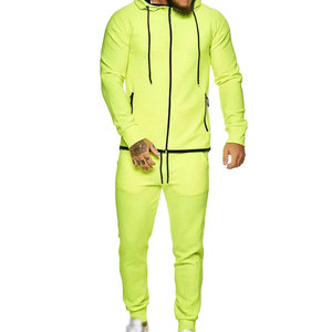 Custom <b>Jogging</b> Suit Streetwear Neon Men Tracksuit for Professional Gym Training Elite Athlete Performance Gear Advanced Kit OEM - Product Image 1