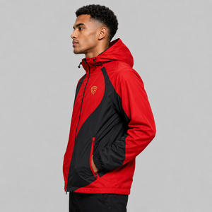 Custom Design <b>Winter</b> High Street Outdoor <b>Running</b> Mens Plus Size Windbreaker <b>Jacket</b> Soft Nylon Rain Waterproof Breathable - Product Image 5