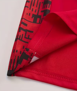 Men's Quick Dry Breathable Sport Shorts <b>Elastic</b> Waist Drawstring Closure Mid Length 180g 100% Polyester Black Red Navy Gray - Product Image 5