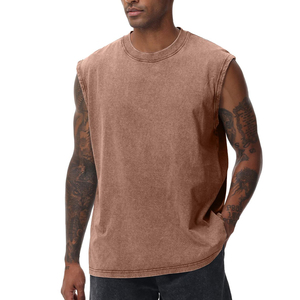 Vêtements de sport pour hommes, débardeurs de fitness à séchage rapide pour l'été, débardeurs de basketball sans manches - Product Image 3