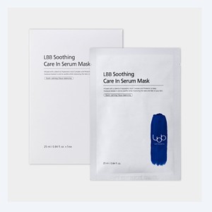 มาส์กหน้าเกาหลี LBB Soothing Care In Serum Mask 25 มล. x 5 ชิ้น ผลิตในเกาหลี 25 มล. x 5 แผ่นสีขาว ไฮยาลูรอนิค แอซิด - Product Image 2
