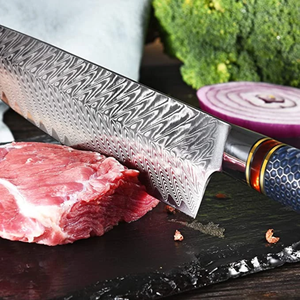 Couteau de chef LEGACY BLADES en acier Damas, forgé à la main, style japonais, manche en résine, finition polie, couteau de cuisine OEM ODM - Product Image 4