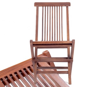 ACACIA-Muebles plegables de madera, sillas de jardín para exterior, playa, parque, hotel, restaurante, estilo de ocio - Product Image 3