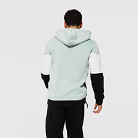 Ensemble de survêtement sportif unisexe grande taille 100 % coton imperméable, ensemble décontracté comprenant un pantalon de survêtement et un sweat à capuche en polaire