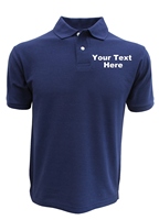 Hombres transpirables de talla grande para Polos Ropa DE TRABAJO personalizada Personal Tops Patrón sólido Impreso Tela de punto