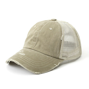 OEM Factory Price Vintage Sports Cap Embroidery logo Custom Mesh Trucker <b>Hat</b> - Product Image 4