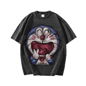 Camiseta Holgada para Hombre, Camiseta con Estampado por Transferencia de Calor, Personalización Completa, Tela Suave y Transpirable, Manga Corta, 100% Algodón - Product Image 4