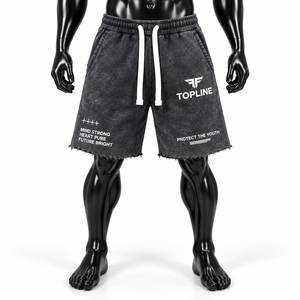 Ensemble décontracté d'été pour homme : sweat à capuche sans manches et short en coton tricoté respirant, couleur unie, vente en gros - Product Image 4