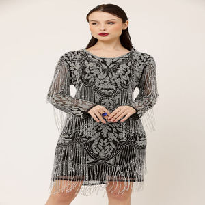 ชุดเดรสปาร์ตี้ปักเลื่อมสำหรับผู้หญิงระดับพรีเมียม |   ชุดราตรีสั้นหรูหราสำหรับงานพรอม |   กิจกรรมต่างๆ |   เสื้อผ้าดีไซน์เนอร์สุดหรู - Product Image 1