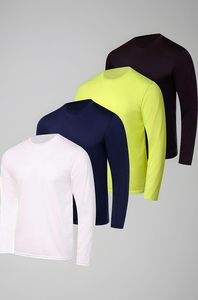 T-shirt pour homme 100% coton uni style safari avec logo sur le devant, tissu léger respirant 180g pour le sport et la remise en forme - Product Image 3