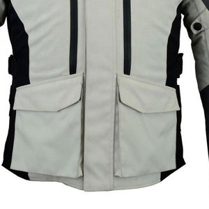 Blouson en cuir pour moto pour homme, respirant, manches longues, hiver, Cordura, blouson de course pour motard - Product Image 2