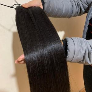 Paquets de cheveux brésiliens droits en os, vente en gros 100% de cheveux brésiliens en vison vierge non traités 10A à cuticule brute alignée - Product Image 4