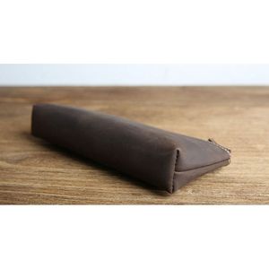 Astuccio in pelle fatto a mano Pallavi e borsa per il trucco accessori per la scrittura Premium - Product Image 2