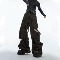 DiZNEW Jeans Fabricante Jeans Pierna ancha suelta Estilo coreano Pantalones vaqueros guapos para hombres Must-have