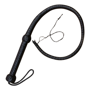 Fouet de boucher artisanal personnalisé en corde tressée durable pour l'entraînement équestre, l'action de cowboy et les performances en extérieur - Product Image 2
