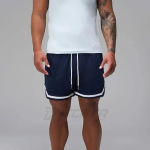 Shorts Deportivos Personalizados de Cintura Media Antiarrugas con Bordado en Tela de Lona para Hombre, Pedidos al por Mayor - Product Image 2