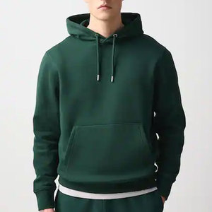 Sweat-shirts à capuche personnalisables d'hiver, de qualité supérieure, épais, à manches longues, avec poche kangourou, pour impression de logo et motifs, ou unis - Product Image 3