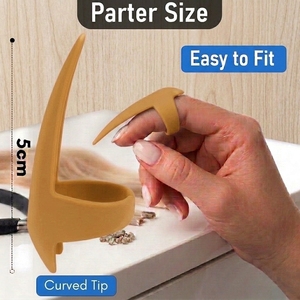 Professional Hair Extension Installation Tool Parting Finger Ring Hair Separator with Nail Finger for Fast Hair Sectioning - Product Image 3