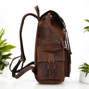 Nueva mochila de cuero de diseño personalizado de buena calidad en venta. Bolsos de cuero de moda de primera calidad y nuevo estilo. - Product Image 5