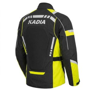 เสื้อแจ็คเก็ตมอเตอร์ไซค์สำหรับผู้ชาย ผ้ากันน้ำอย่างดี สำหรับขับขี่แข่งรถ ปลอดภัย มาพร้อมแผ่นป้องกัน CE และดีไซน์สะท้อนแสง - Product Image 6