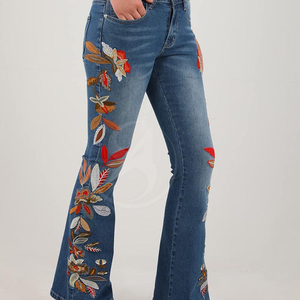 Pantalon décontracté 2026 à jambe large, taille haute, coupe droite ample en jean respirant, pantalon long oversize - Product Image 2