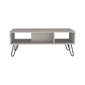 Table basse Vassel à deux étagères avec élégantes pieds en forme d'épingle à cheveux - Product Image 5