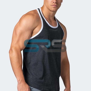 Camisetas sin mangas transpirables para hombre, tallas grandes, con tejido de encaje, estilo urbano, poliéster/algodón, ropa de gimnasio, las más vendidas - Product Image 6