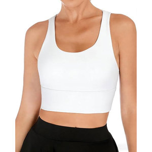 Solid Trader Premium Brassière de sport athlétique avec découpe au dos élégante, respirante et sans couture, pour l'entraînement, la course en extérieur et le jogging - Product Image 3