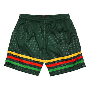 Shorts de sublimation unisexe en maille à cordon de serrage, séchage rapide, Spandex/Polyester, haute qualité, prix de gros, vente chaude - Product Image 4