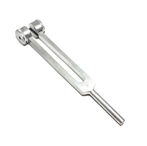 Kit de diagnostic neurologique premium 3 pièces : Marteau de réflexe de Taylor et diapasons 128 Hz/512 Hz en acier inoxydable de qualité chirurgicale - Product Image 2
