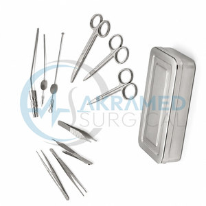 Juego de 92 Instrumentos Básicos para Cirugía Menor con Caja de Esterilización de Acero Inoxidable, Instrumentos Quirúrgicos con Certificación CE - Product Image 6