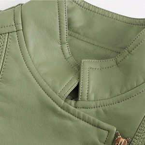 Mejor Proveedor, Chaquetas de Piel de Oveja Transpirables para Mujer, Tallas Grandes, Otoño Invierno 2025, Acolchadas, Estampadas, Tejidas, Colores Sólidos - Product Image 2