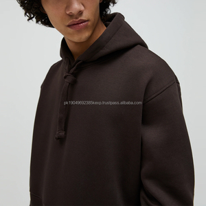 Sudadera con Capucha Unisex Personalizada, Bordada, Transpirable, de Forro Polar Ligero, Lisa, Teñida, para Entrenamiento, 60% Algodón, 40% Poliéster, Manga Larga - Product Image 3