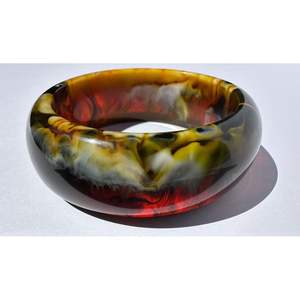 Bracelets en résine faits à la main de qualité supérieure pour femmes, accessoires de mode en cristal de style ethnique - Product Image 3