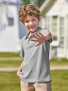 Polo rétro respirant 100 % coton, haute qualité, manches courtes, décontracté, pour le golf et les sports de plein air, personnalisable pour enfants - Product Image 3