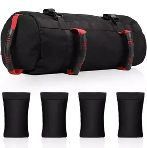 Sac de sable de fitness réglable et robuste Lamatex Sports avec fermeture éclair et poignées pour l'entraînement de force à domicile et en extérieur - Product Image 1