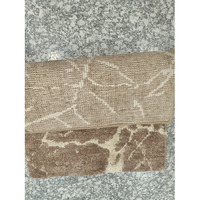 Hot Selling Modern Abstract High Pile Hand Knotted Wool Rugs High Knots Carpet From India at Factory Price