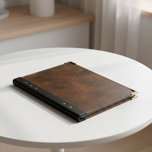 Cubierta de menú de cuero personalizada, cubierta de menú para restaurante, carpeta de menú para restaurante, soporte de cuero, fabricación de cubiertas de menú de cuero premium - Product Image 6