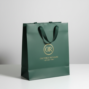 Handmade Recyclable Eco-Friendly <b>White</b> <b>Paper</b> Bags with Die Cut Handles for Luxury Promotion & Gift Packaging - Product Image 3